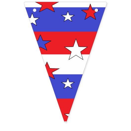 Gelukkige Vierde Juli Onafhankelijkheidsdag Banner (Derde vlag)