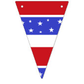 Gelukkige Vierde Juli Onafhankelijkheidsdag Banner (Eerste vlag)