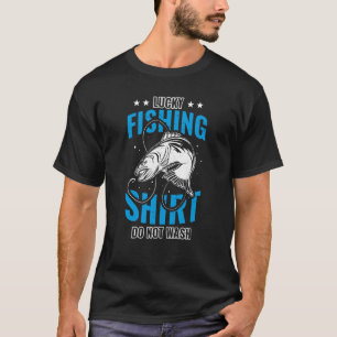 Gelukkige vissen voor visjager en visser 3 t-shirt