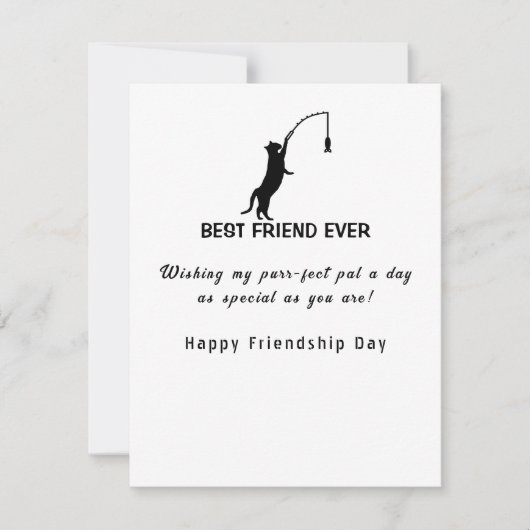 Gelukkige Vriendschapsdag Beste Vriend Ooit Vissen Feestdagenkaart (Voorkant)