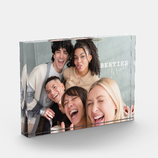 Gelukkige Vriendschapsdag BESTIES FOREVER Fotoblokken (Links)