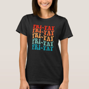 Gelukkige vrijdag-dag vrijdag liefhebbers leuke le t-shirt