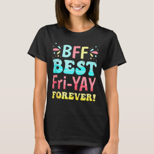 Gelukkige vrijdag Vrij Ja Hoor Leraar School Meme T-shirt