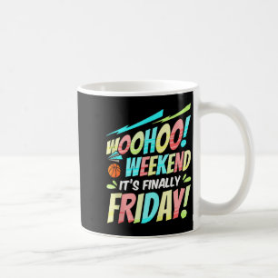 Gelukkige vrijdag Vrij Yay Leraar School Meme Tank Koffiemok