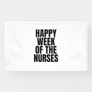 gelukkige week van de verplegers spandoek