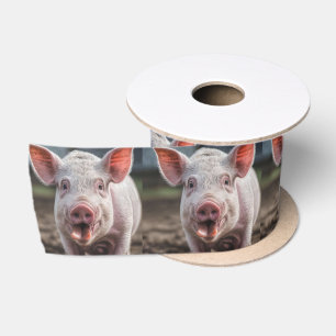 Gelukkige Witte Varkens Tong Uitsteken, Lint