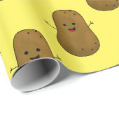 Gelukkige Zoete Aardappel Cadeaupapier (Rol Hoek)