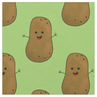 Gelukkige Zoete Aardappel Stof