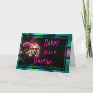 Gelukkige zoete zestien verjaardag