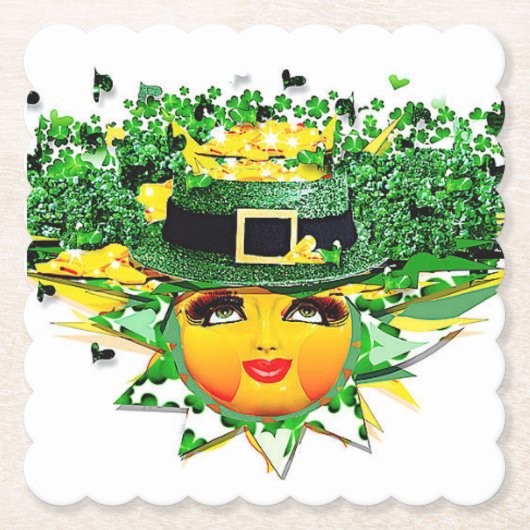 GELUKKIGE ZON! KARTONNEN ONDERZETTERS (Voorkant)