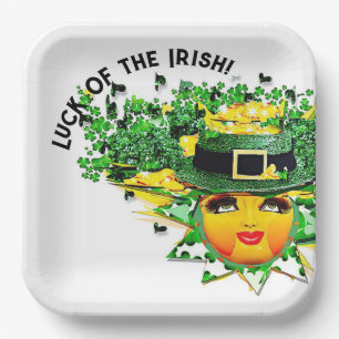 GELUKKIGE ZON! PAPIEREN BORDJE