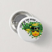 GELUKKIGE ZON! RONDE BUTTON 3,2 CM (Voorkant /achterkant)