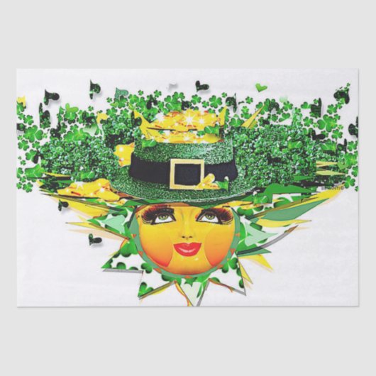 GELUKKIGE ZON! TISSUEPAPIER (Voorkant)