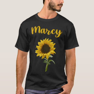 Gelukkige zonnebloem - Marcy Naam T-shirt