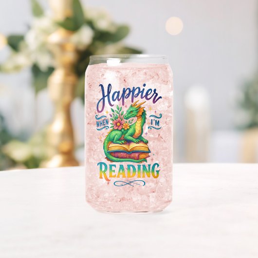 Gelukkiger als ik lees blikvorm glas (Insitu (Huwelijk))