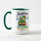 Gelukkiger als ik lees mok (Links)