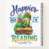 Gelukkiger als ik lees notitieboek (Achterkant)