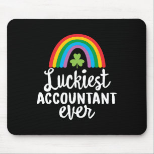 Gelukkigst Accountant Ooit St Patrick Dag Shamrock Muismat