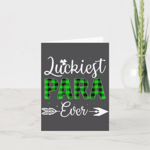 Gelukkigst Para ooit bijpassend St Patty's Day ide Kaart