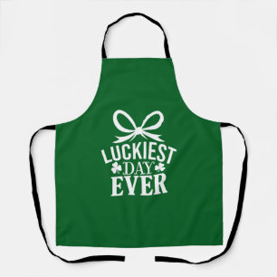Gelukkigste Dag Ooit St. Patrick's Dag Iers Geluk Schort