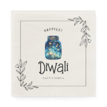 Gelukkigste Diwali aquarel sterren aanpasbaar