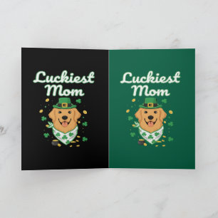 Gelukkigste Golden Retriever Moeder St. Patrick's  Kaart