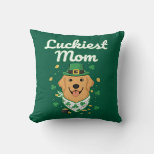 Gelukkigste Golden Retriever Moeder St. Patrick's Kussen