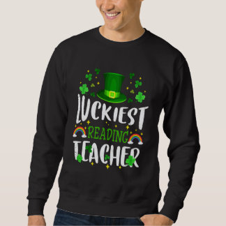 Gelukkigste leesleraar St. Patricks Day Leprechau Trui