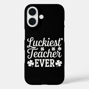 Gelukkigste leraar ooit geeft les op St. Patrick's iPhone 16 Hoesje