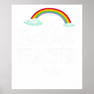 gelukkigste leraar ooit, retro, vintage poster