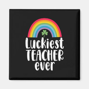 Gelukkigste leraar ooit school cadeau St Patricks  Magneet