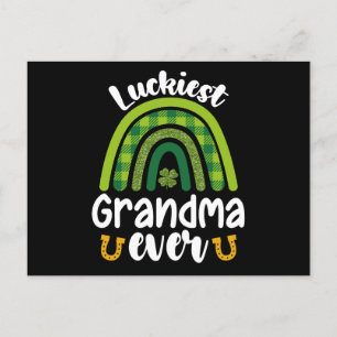 Gelukkigste oma ooit familie St Patrick's Day Briefkaart
