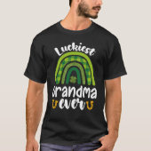Gelukkigste oma ooit familie St Patrick's Day T-shirt (Voorkant)