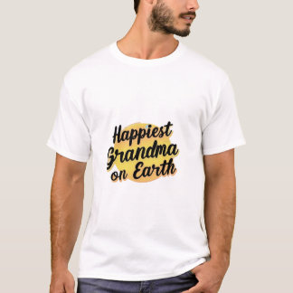 gelukkigste oma op aarde t-shirt