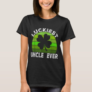 Gelukkigste oom shamrocks gelukkige St. Patrick's  T-shirt