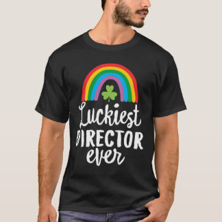 Gelukkigste regisseur ooit St. Patrick Dag Shamroc T-shirt