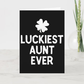 Gelukkigste tante ooit St. Patrick's Day Grappig I Kaart