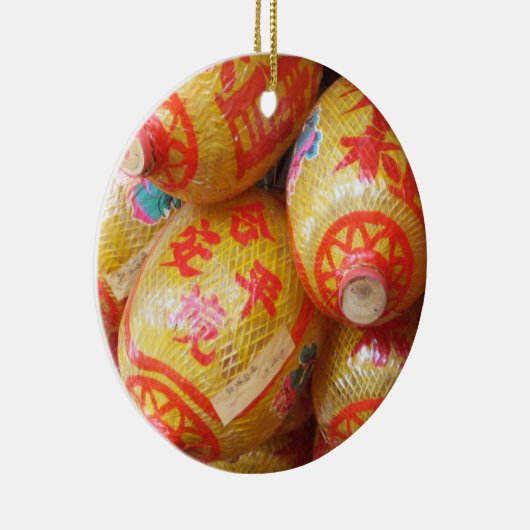 Geluks Chinese Lampionnen Keramisch Ornament (Rechts)