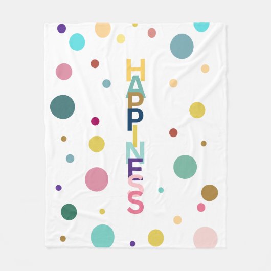 Geluksbel Fleece Deken (Voorkant)