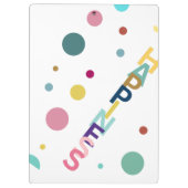 Geluksbel Klembord (Achterkant)