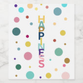 Geluksbel Wijn Etiket (Enkel label)