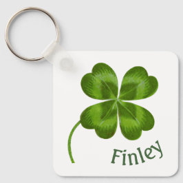 Geluksbrenger Klaver Vintage Persoonlijke Geluk Sleutelhanger