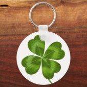 Geluksbrenger Klaver Vintage Shamrock Veel Succes Sleutelhanger (Voorkant)