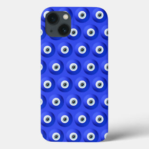 Gelukscharms tegen het Boze Oog-patroon iPhone 13 Hoesje