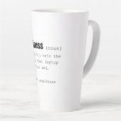 Geluksdefinitie Funny Latte Mok (Rechterhoek)