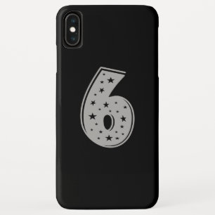 Geluksgetal 6 Gelukkige Verjaardag iPhone XS Max Hoesje