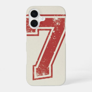 geluksgetal zeven iPhone 16 hoesje