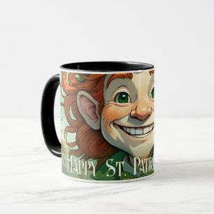 Geluksglimlach op St. Patrick's Dag Mok