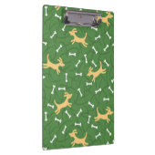 gelukshonden met botten achtergrond klembord (Rechts)