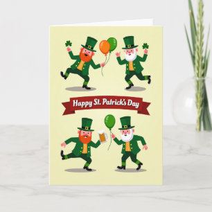 Gelukskaart St. Patrick's Day voor echtgenoot Kaart